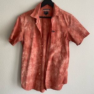 RVCA slim short sleeve button down